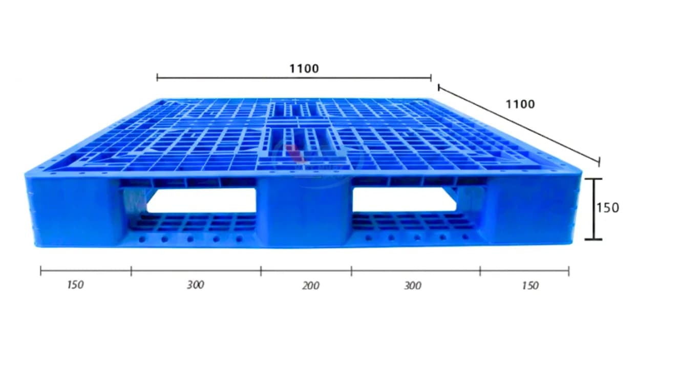 Pallet Nhựa 1100x1100mm Giúp Tối Ưu Sắp Xếp Hàng Hóa Trong Kho