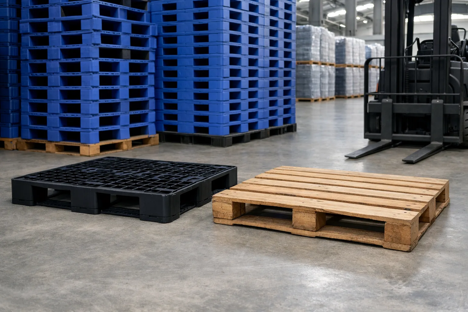 Kho logistics sử dụng pallet trong vận hành tại Bắc Ninh