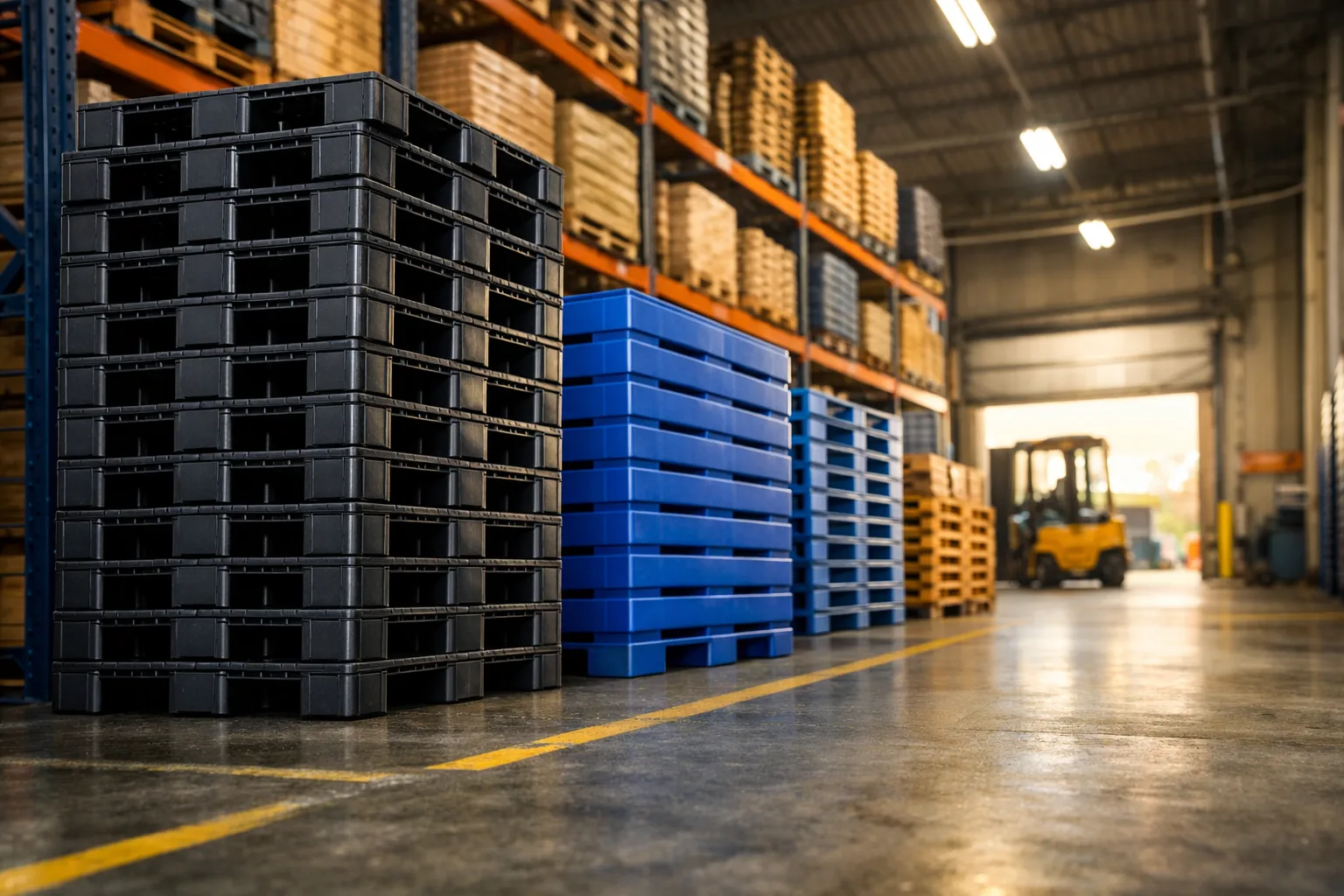 Dự án kho logistics sử dụng pallet nhựa tại Bắc Ninh